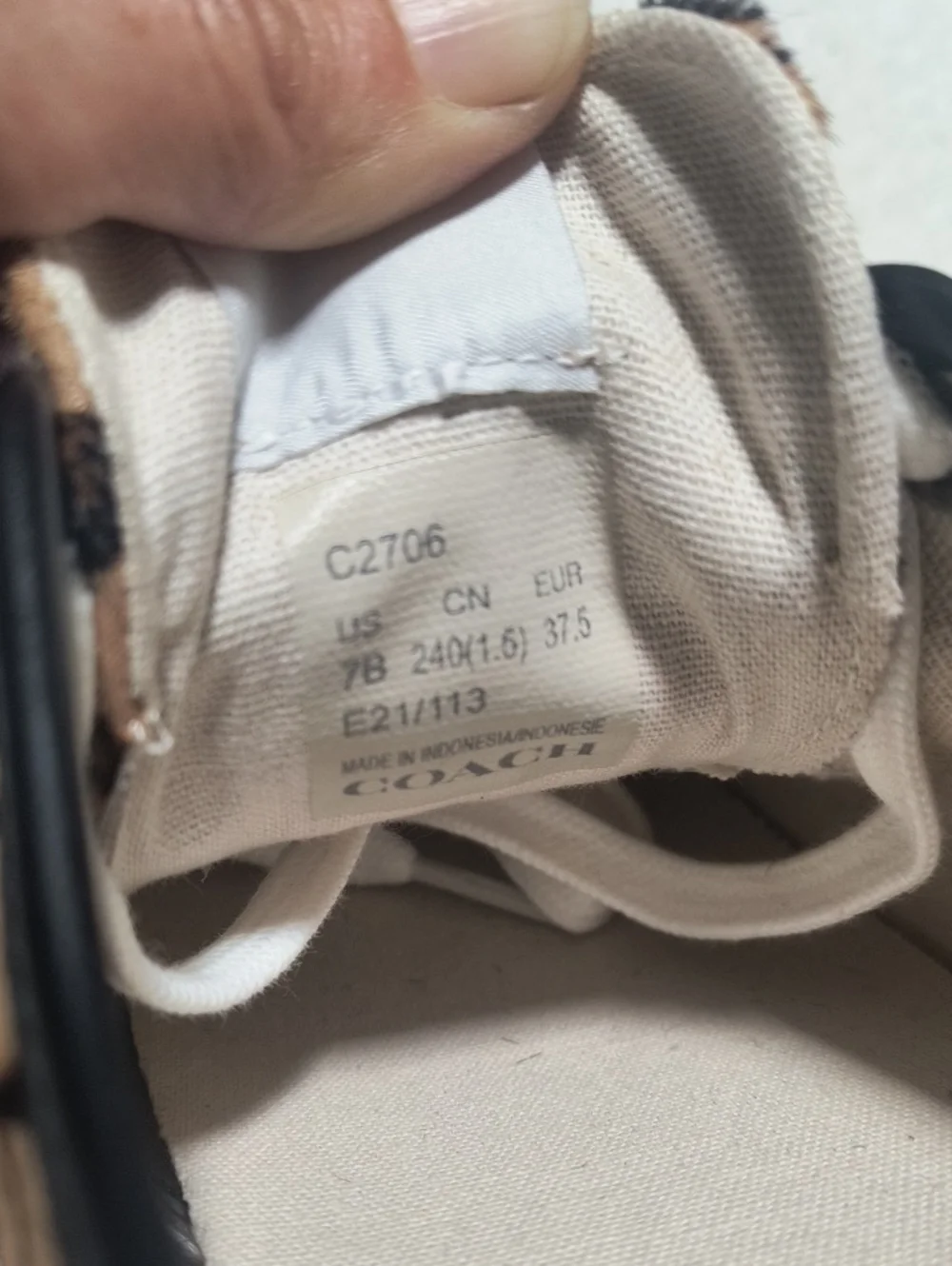 Coach Citysole Skate Sneaker Size 7